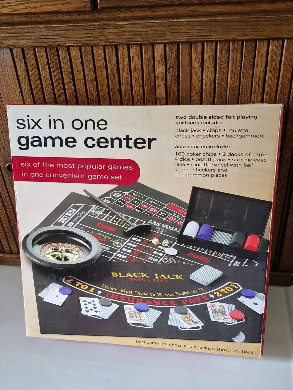 Brand New In Box! - 6 In One Game Center